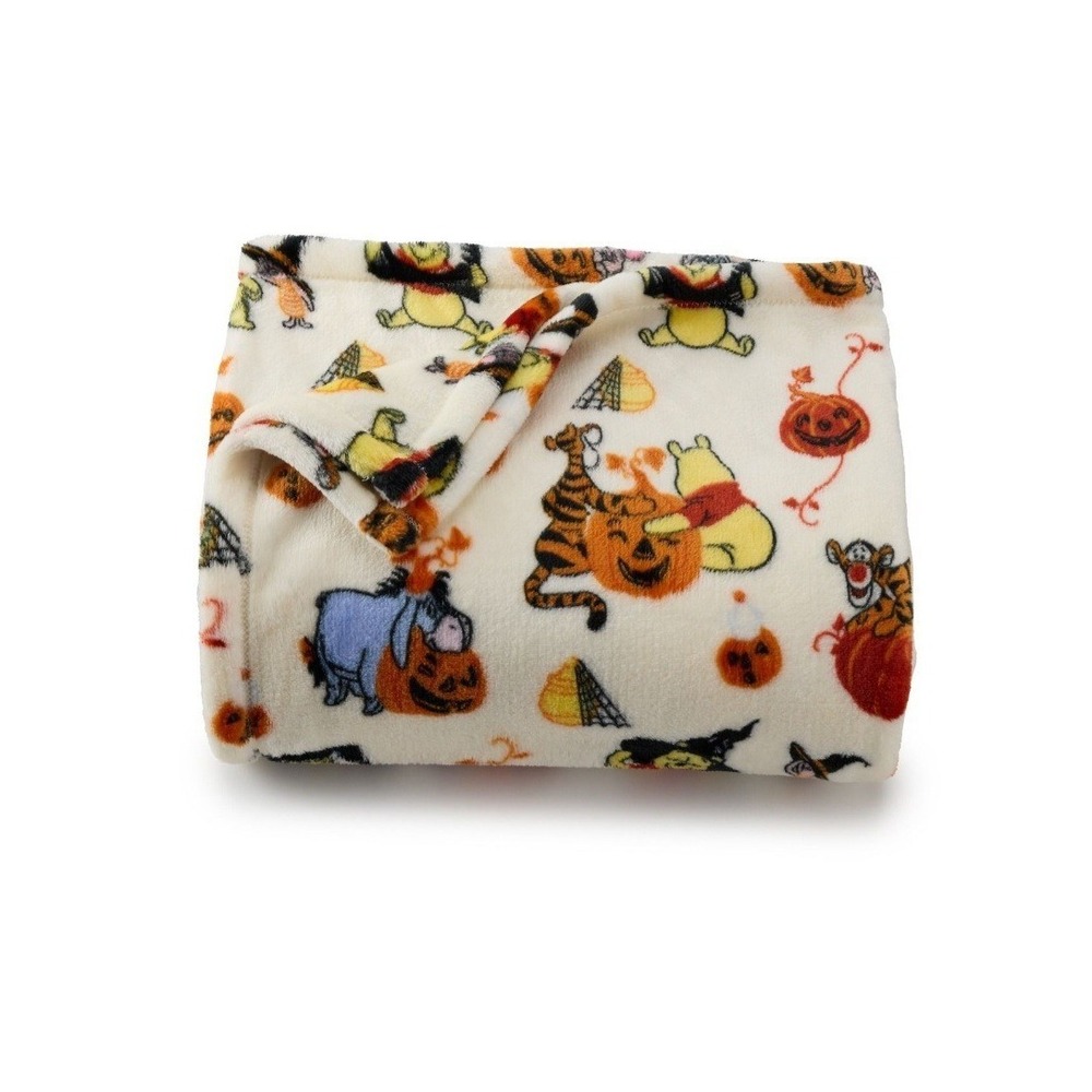 Winnie the Pooh Eeyore Tigger 5' x 6'‎ Halloween The Big One Plush Throw Blanket